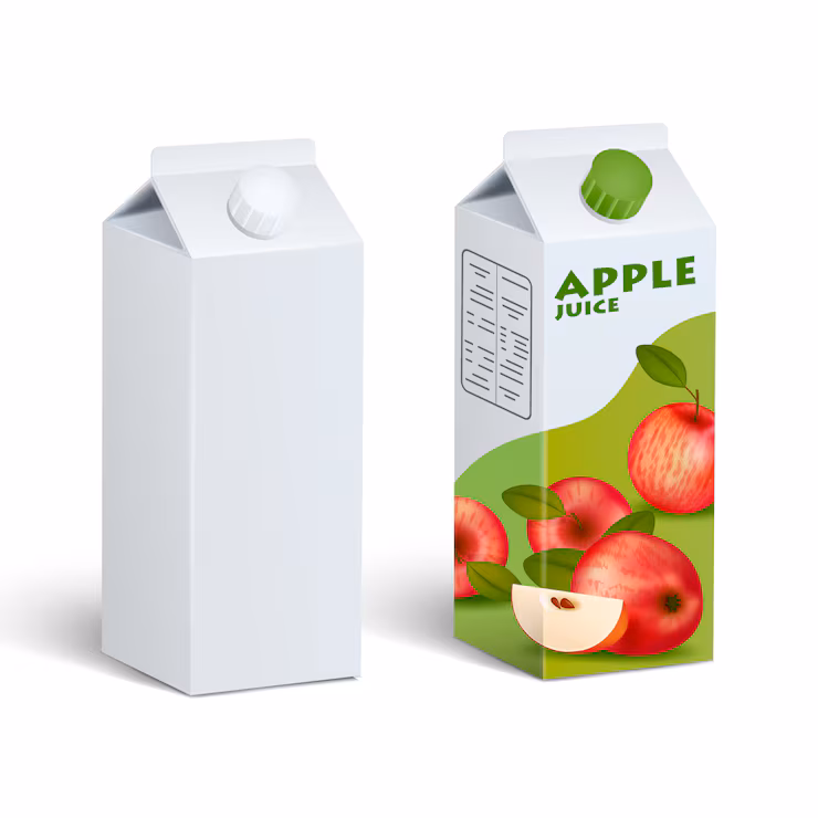 Печать на картонных упаковках для напитков